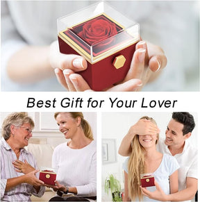 Rotating Rose Gift Box